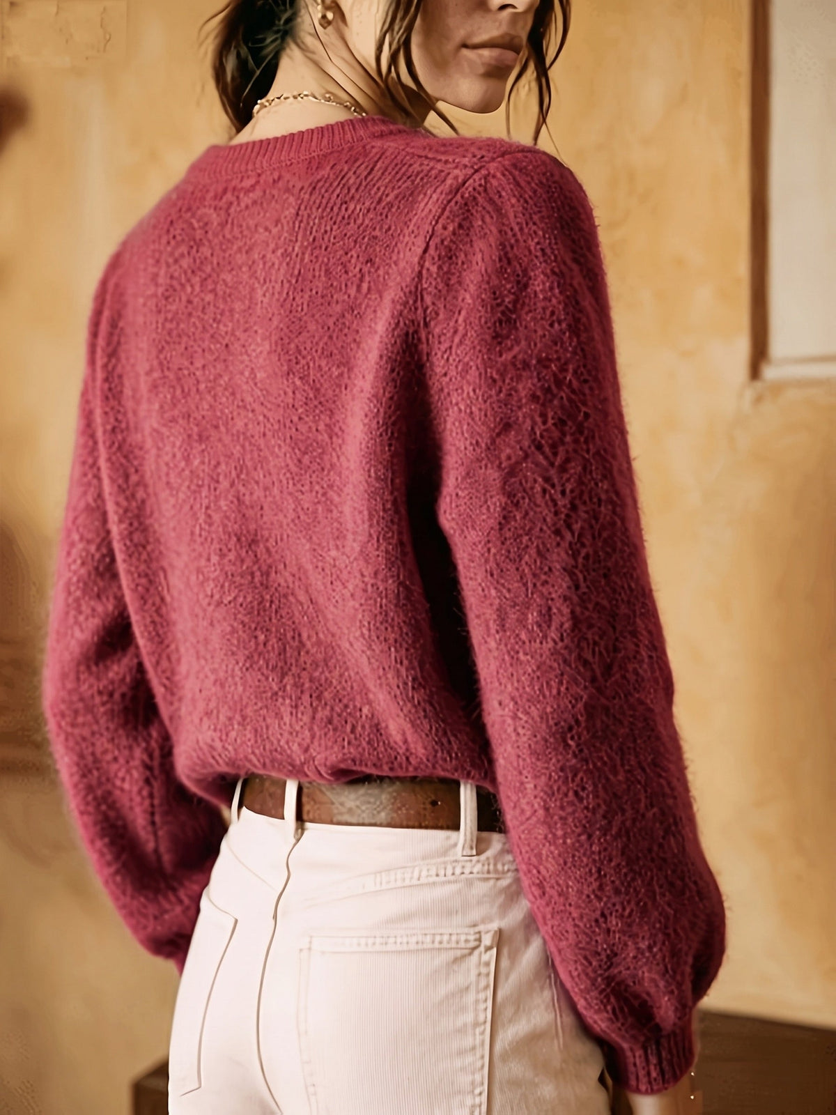 Orla-Skye Pointelle Cable Cardigan