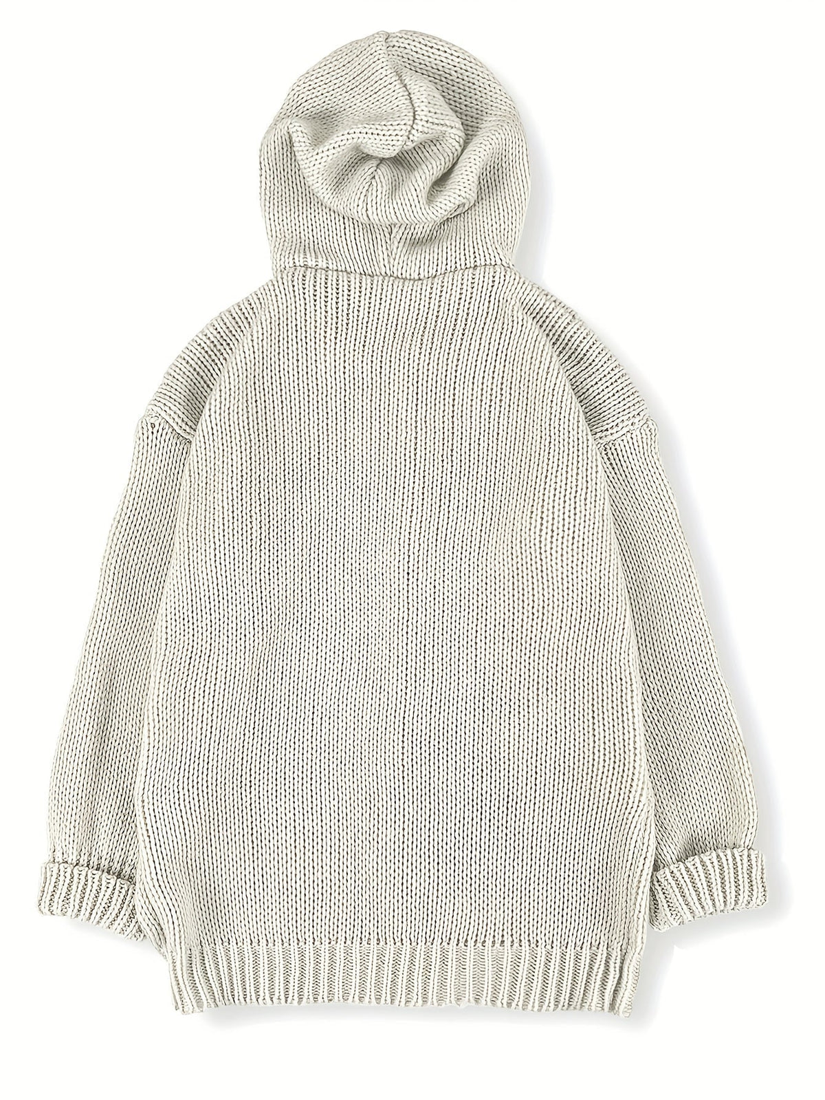 Lark-Belle Sheep Hooded Chunky Cardigan