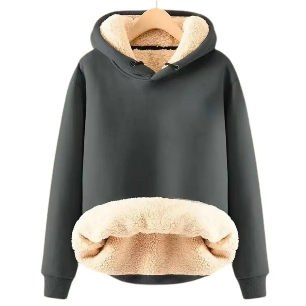 Ida Crossover Neck Drawstring Hoodie