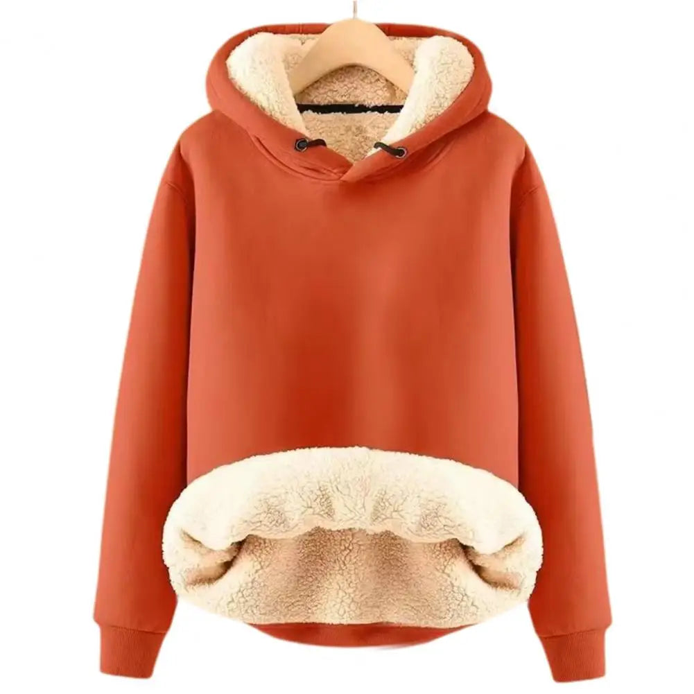 Ida Crossover Neck Drawstring Hoodie