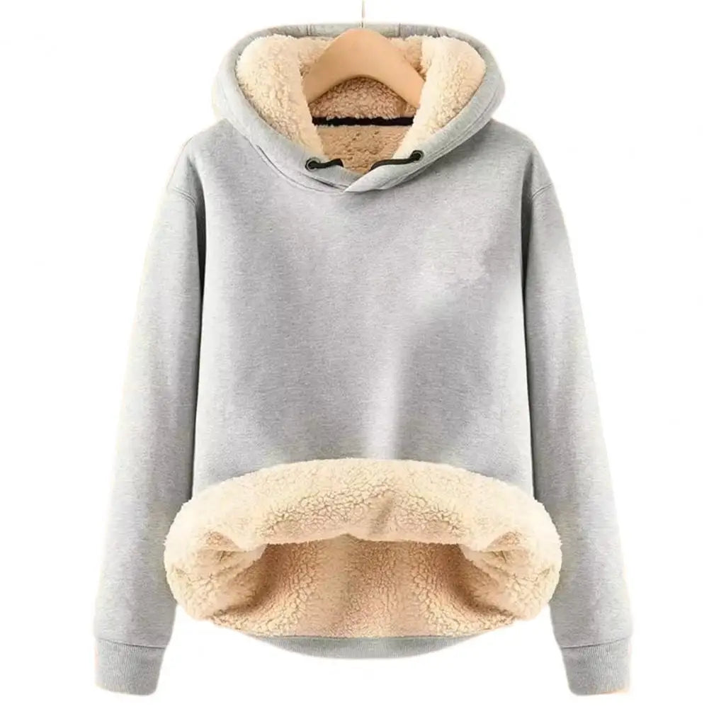 Ida Crossover Neck Drawstring Hoodie
