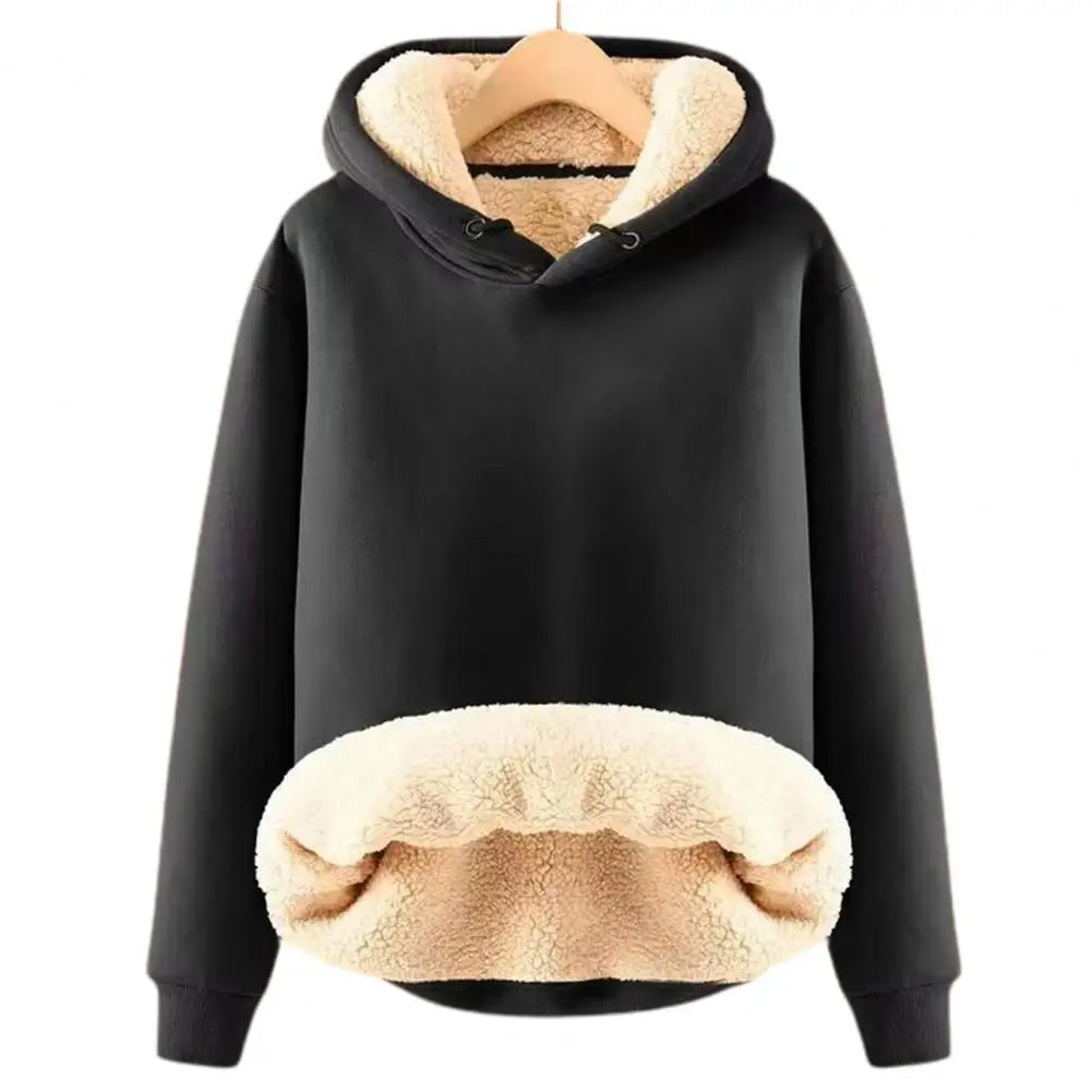 Ida Crossover Neck Drawstring Hoodie