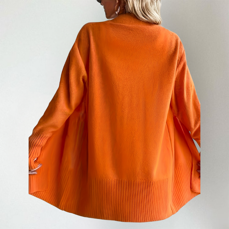 Raina Longline Open-Front Cardigan