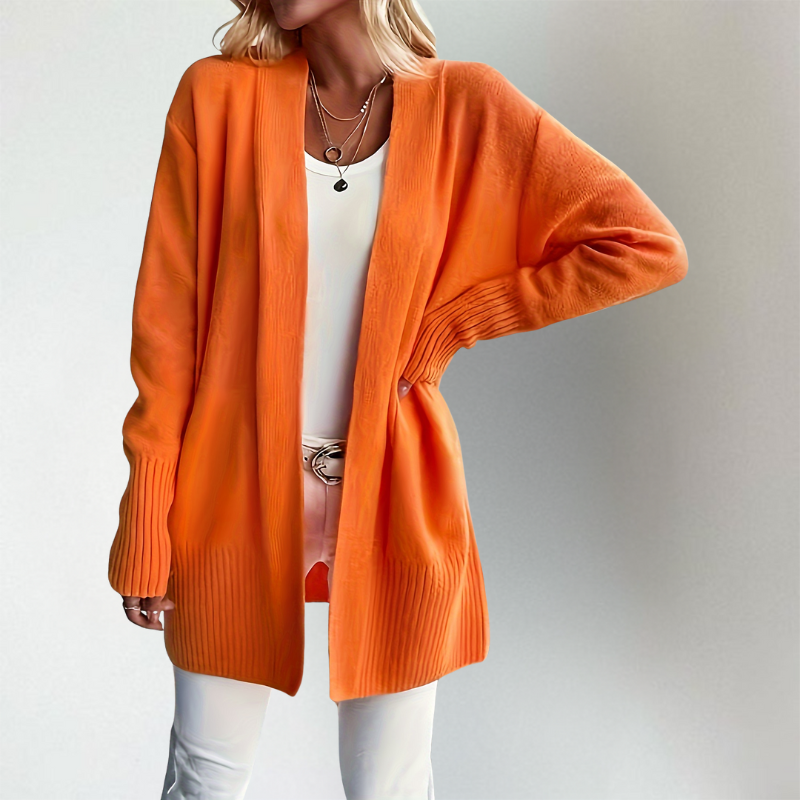 Raina Longline Open-Front Cardigan