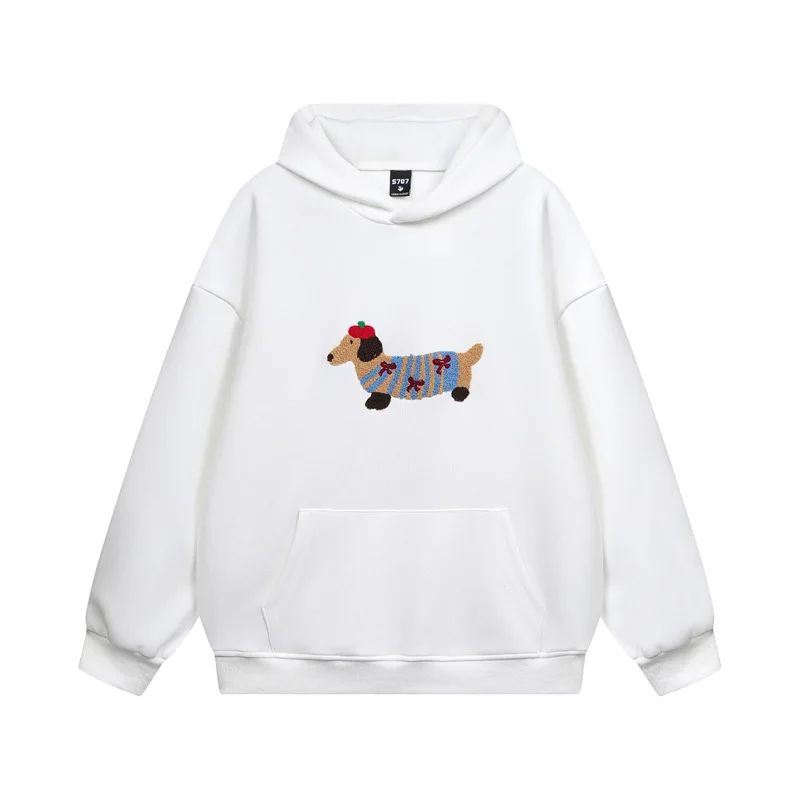 Astrid-Joy Dachshund Print Hoodie