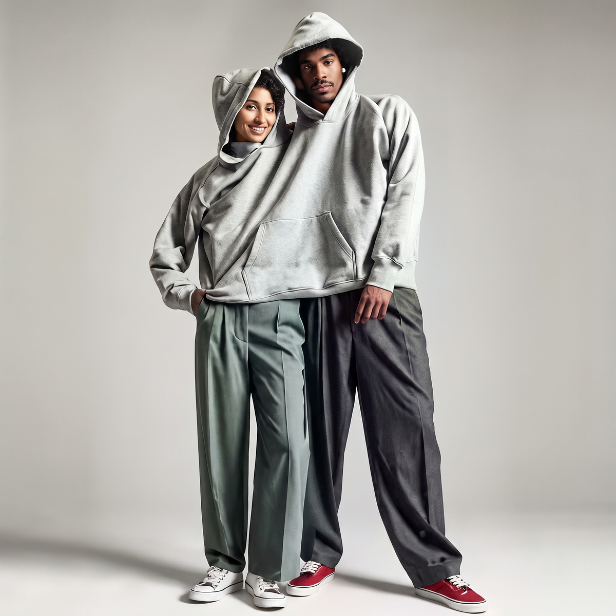 Juno-Rae Two-Person Double Hood Hoodie