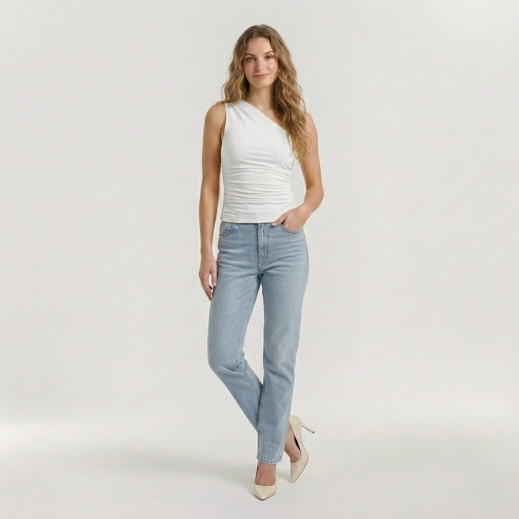 Women's Slim Fit Tank Top – Basic Sleeveless Summer Shirt