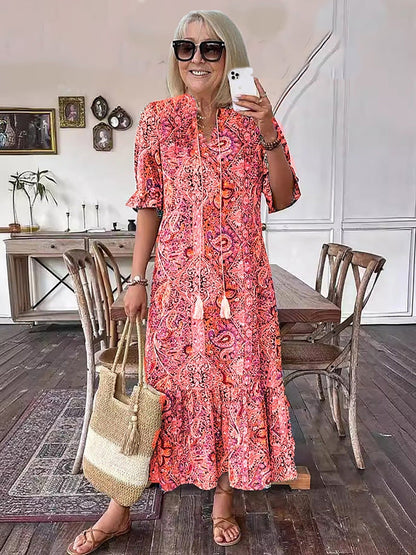 Gene | Boho Chic Maxi Dress for Any Occasion