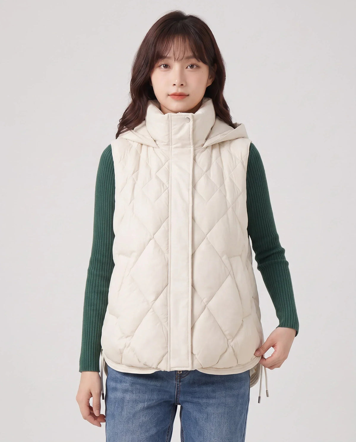 Quilted Hooded Puffer Gilet