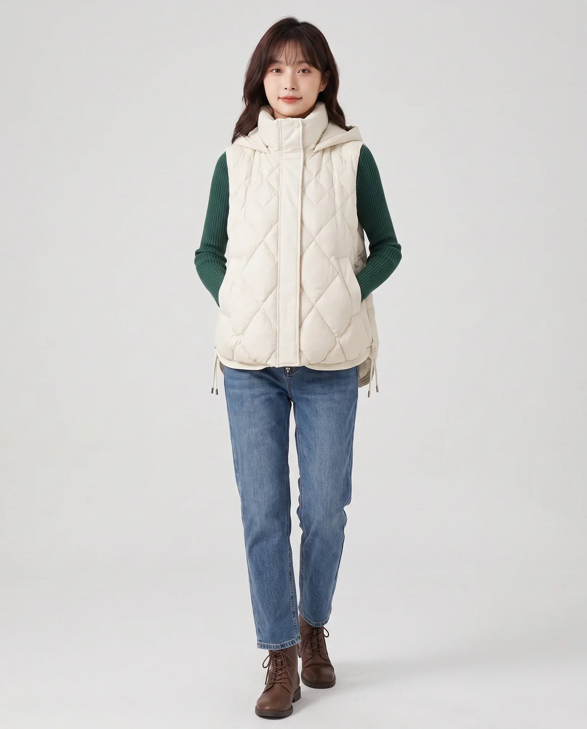 Quilted Hooded Puffer Gilet