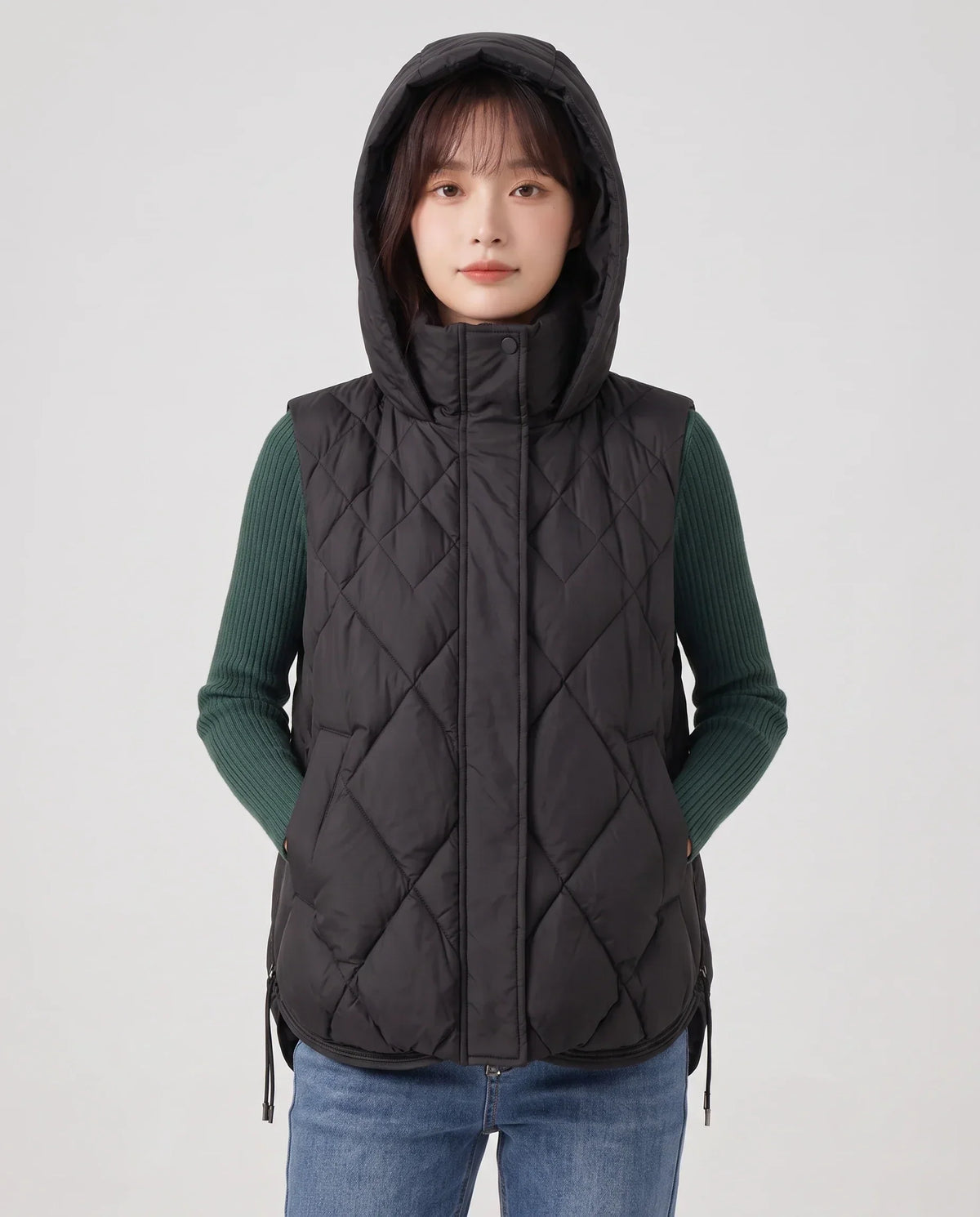 Quilted Hooded Puffer Gilet