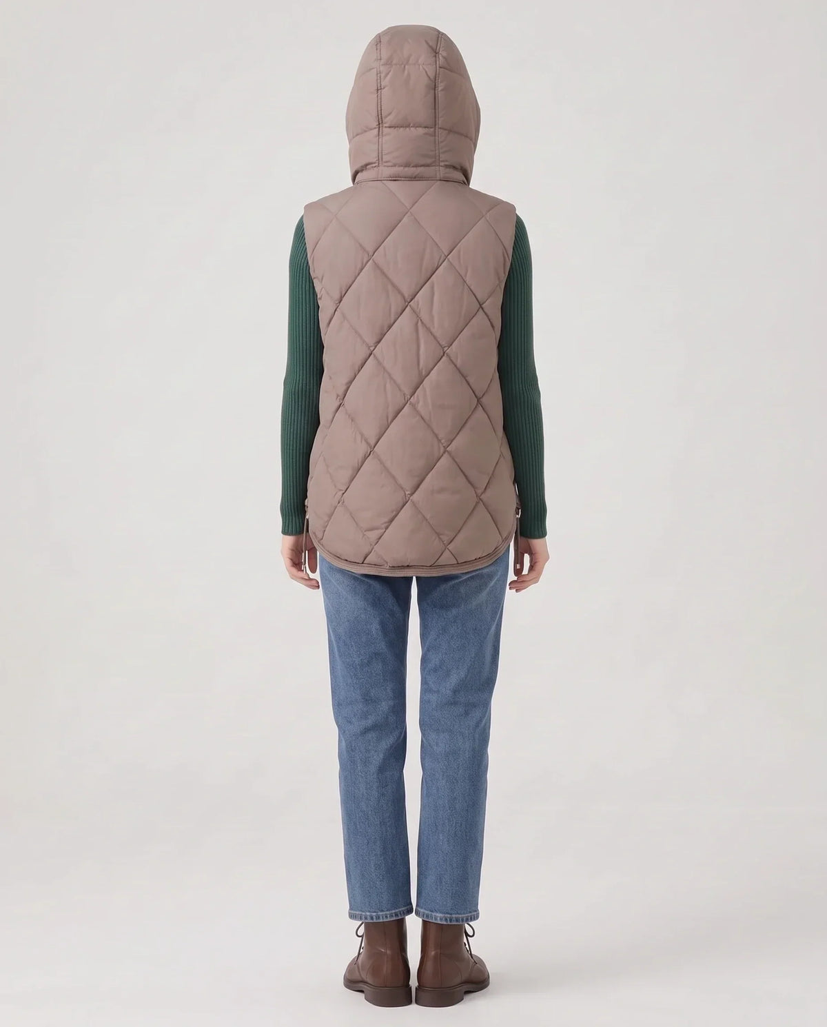 Quilted Hooded Puffer Gilet
