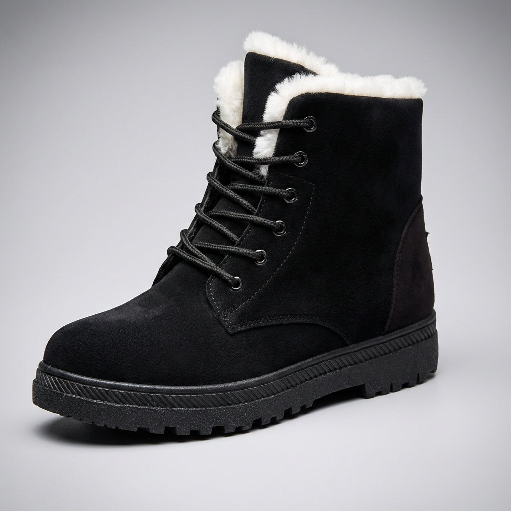 Amelia Faux Leather Ankle Boots