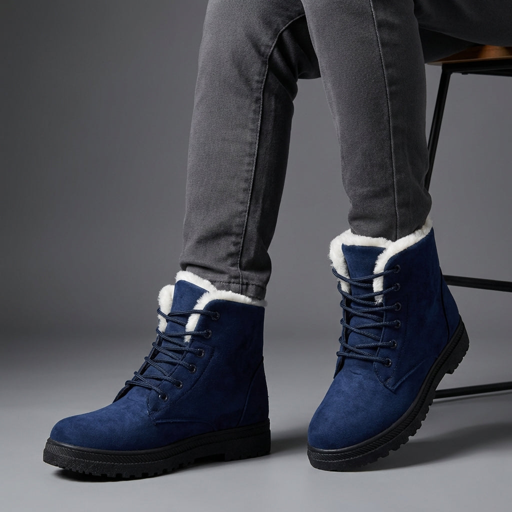 Amelia Faux Leather Ankle Boots