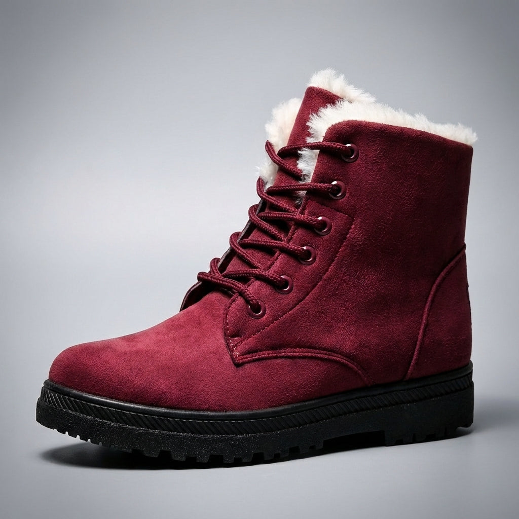 Amelia Faux Leather Ankle Boots