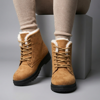 Amelia Faux Leather Ankle Boots