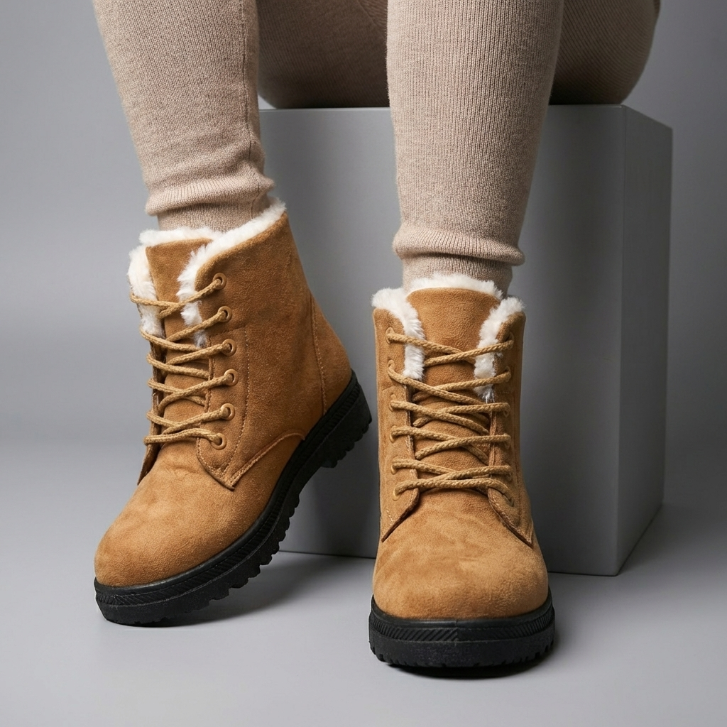 Amelia Faux Leather Ankle Boots