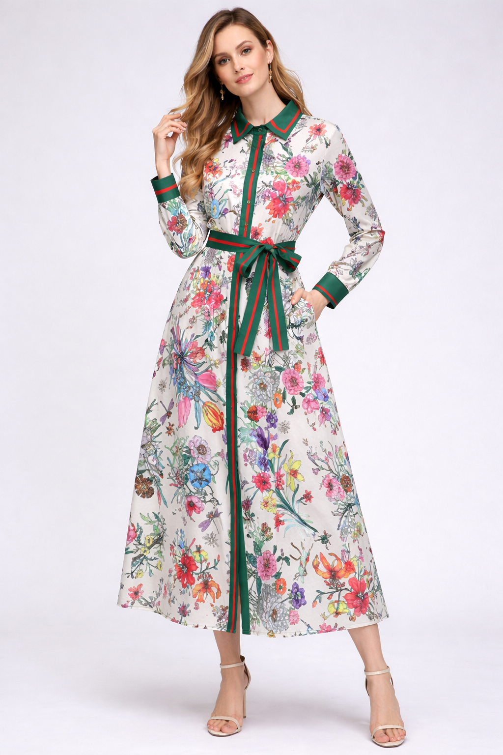 Floral Print Maxi Dress for Special Occasions