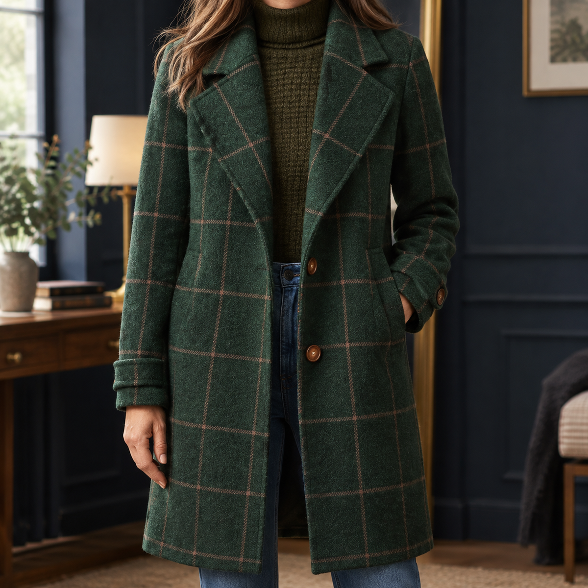 Ophelia-Rae Windowpane Jacket