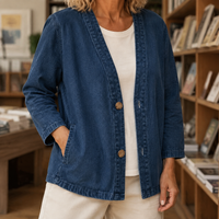 Adele-Jade Washed Cotton Jacket
