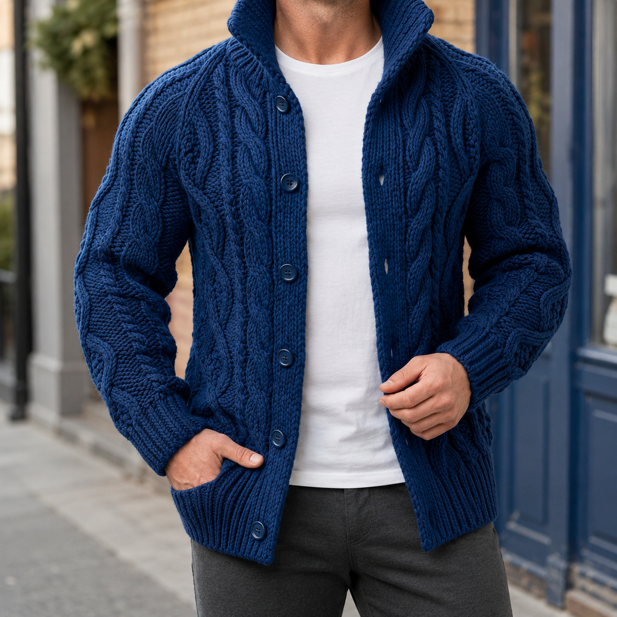 Dean Cable Knit Sweater