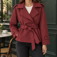 Geraldine-Faye Belted Trench Jacket