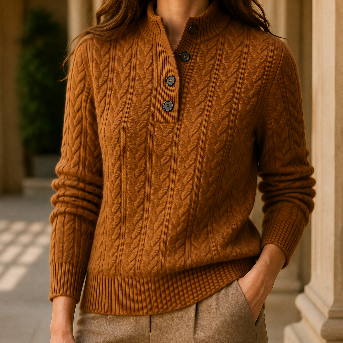 Nerissa-Claire Cashmere-Feel Sweater