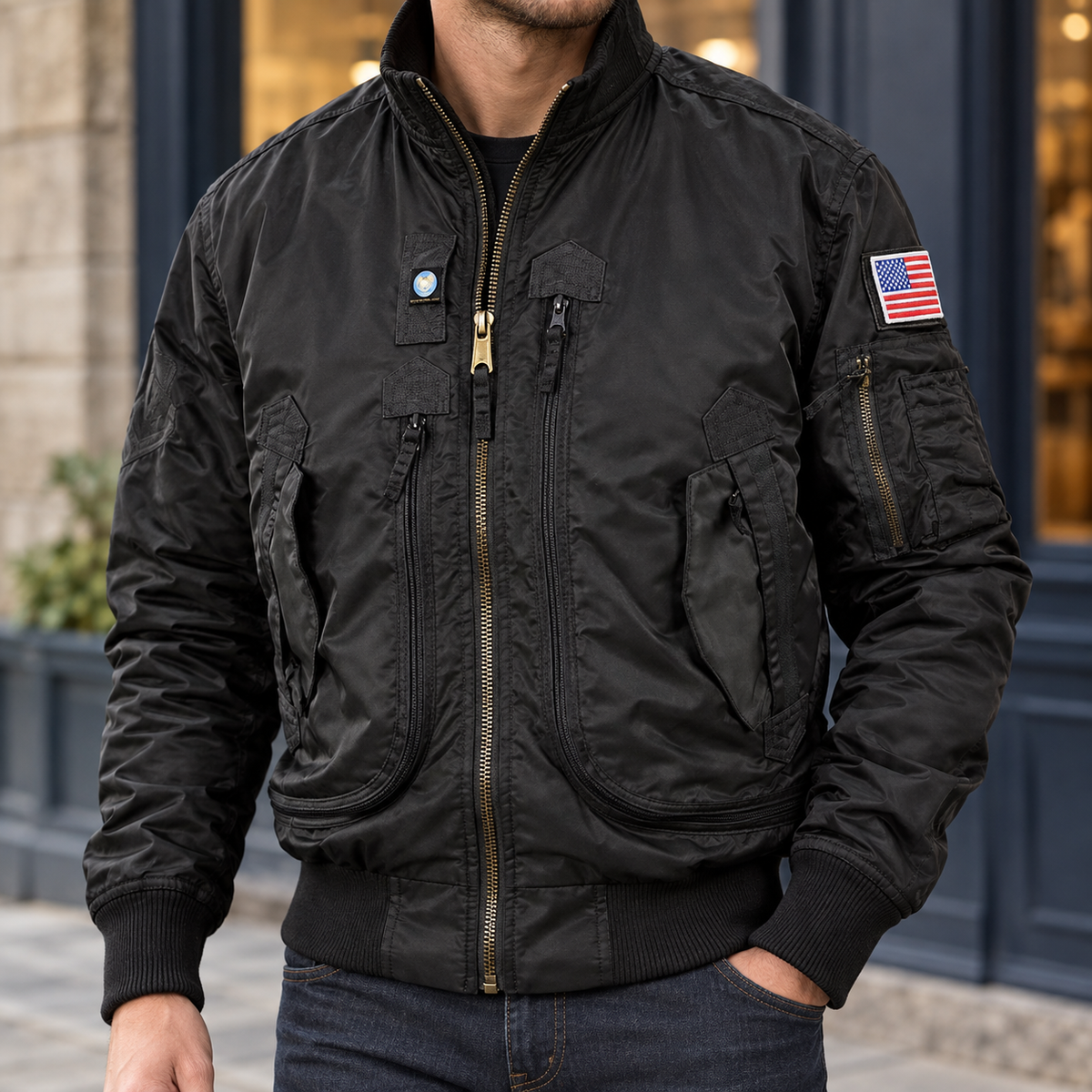 Amaury-James Aviator Jacket