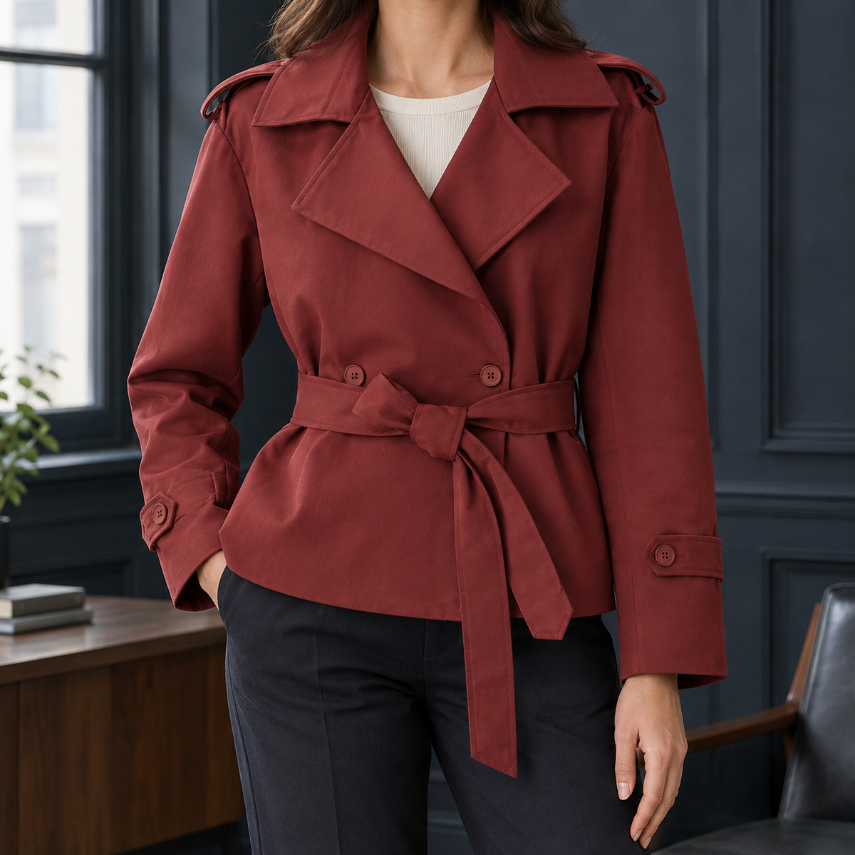 Armelle-Jane Belted Jacket