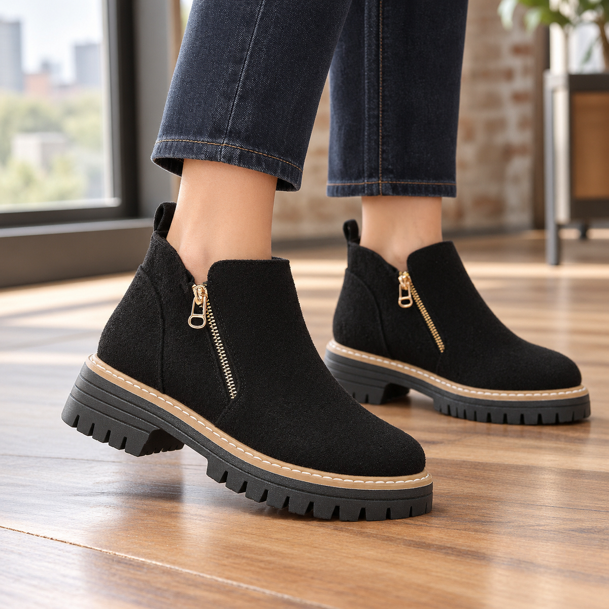 Zanetti-Como Zip Ankle Boots