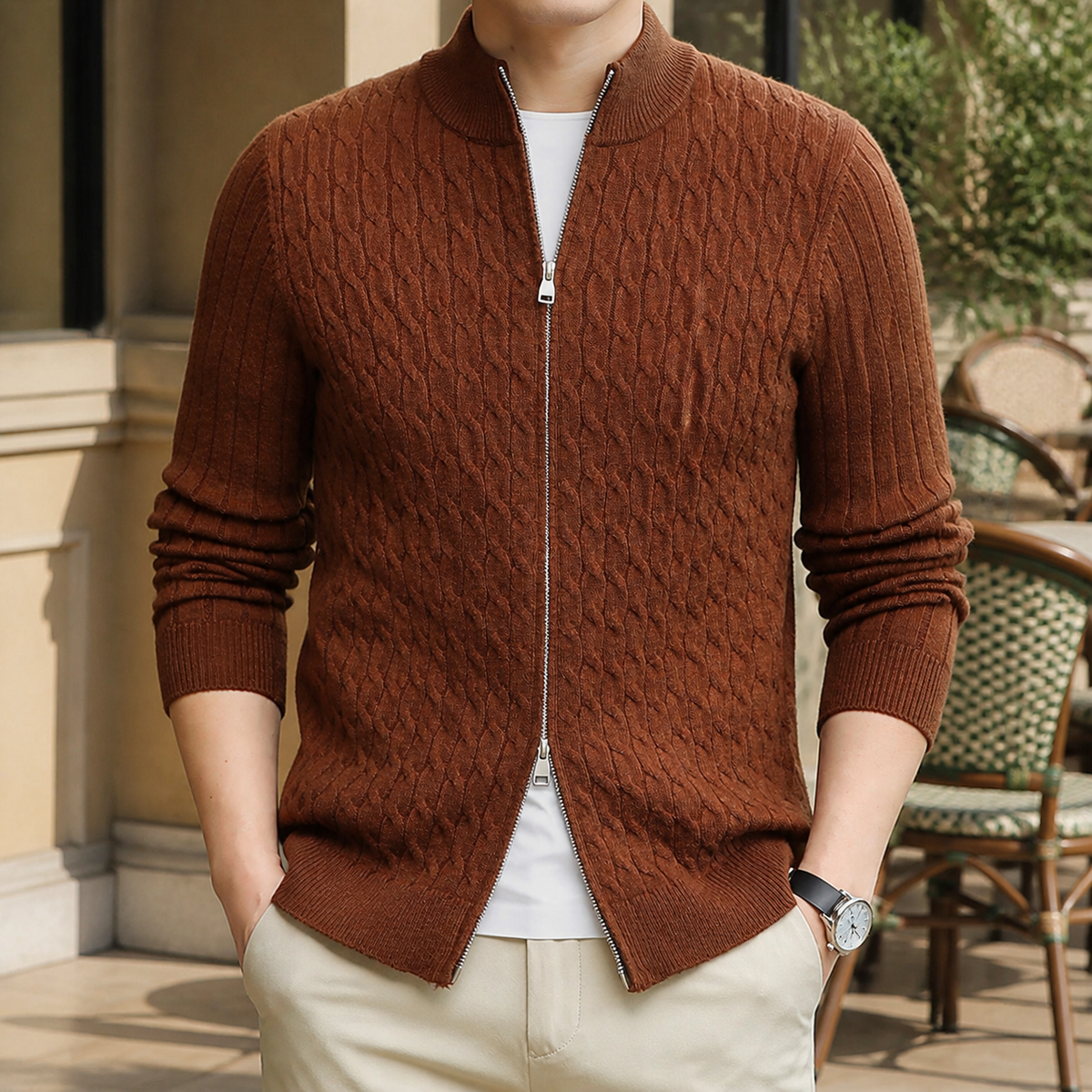 Rufus Cable Knit Sweater