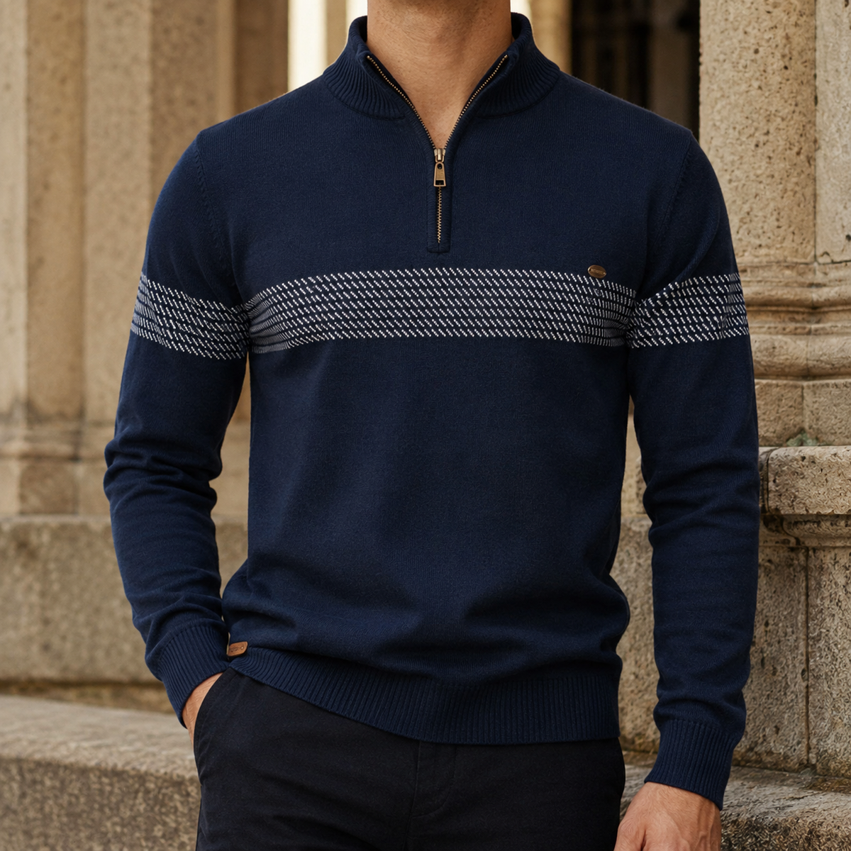 Lysander-Flynn Quarter Zip Sweater