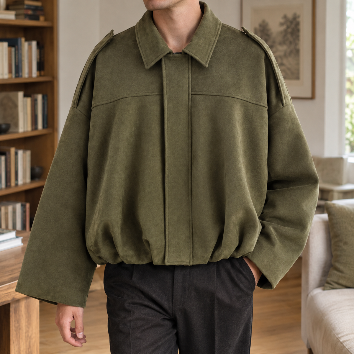 Owen Faux Suede Jacket