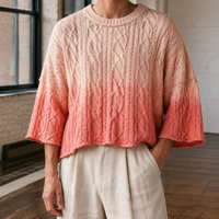 Hector-Grant Cable Knit Top