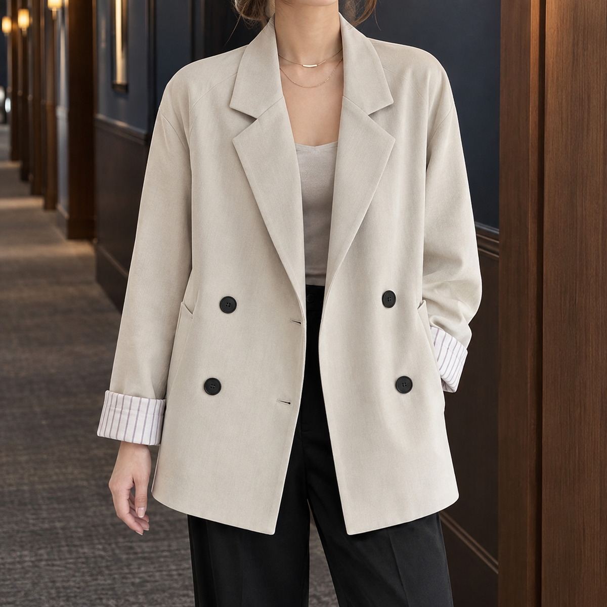 Salome-Grace Relaxed Blazer