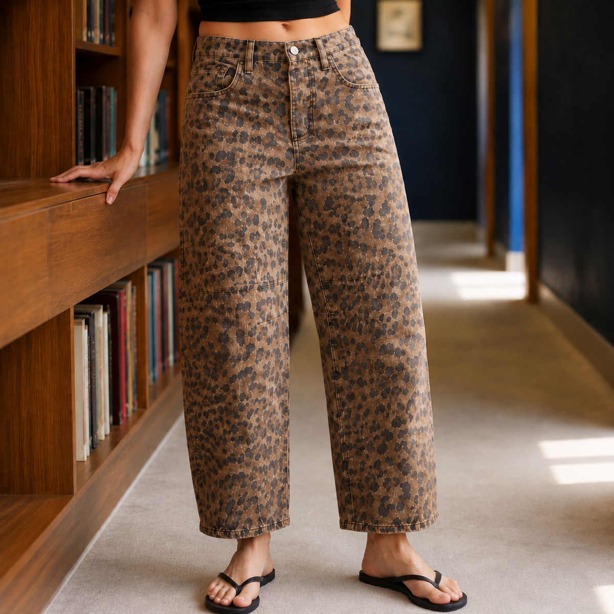 Evangeline-Rose Barrel Jeans