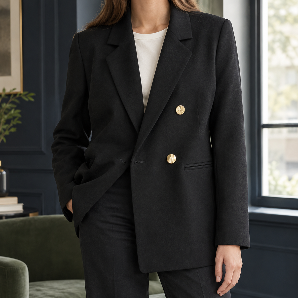 Cleo-Claire Double Breasted Blazer