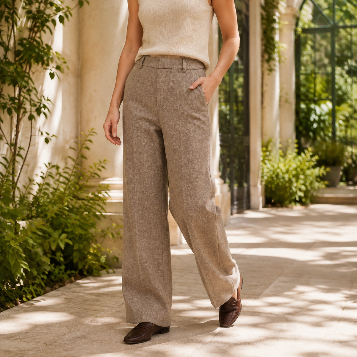 Sonia-Rose Straight Leg Pants