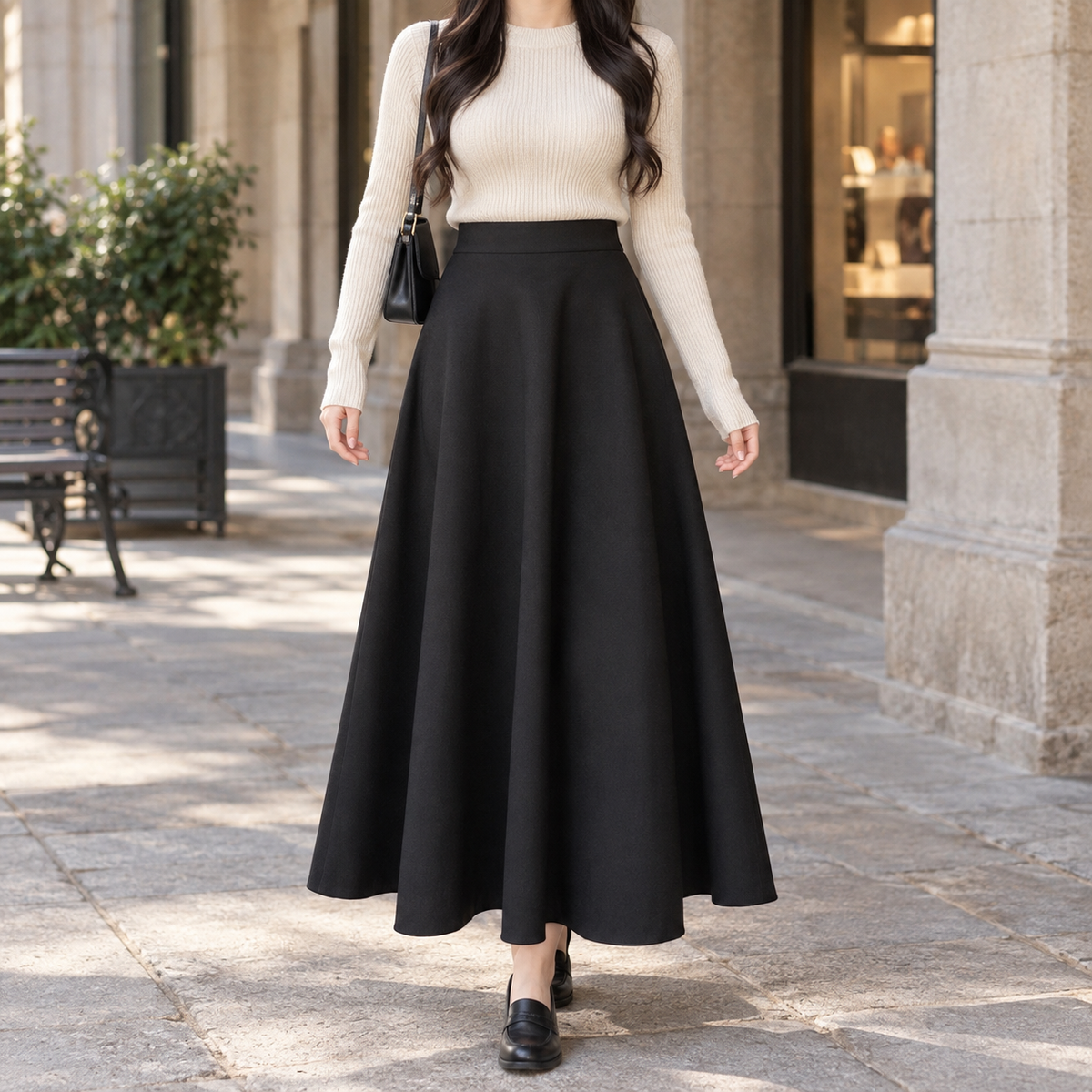 Shannon-Eve High-Waisted Skirt