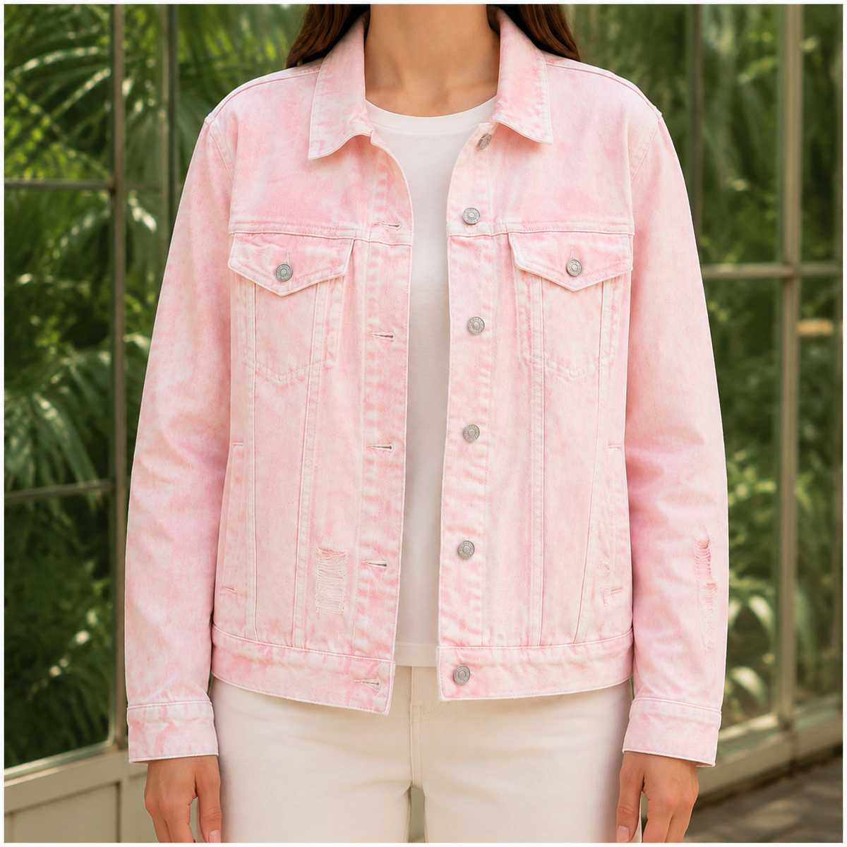 Clara-Pearl Trucker Jacket