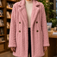 Hazel-Kate Cable Texture Coat