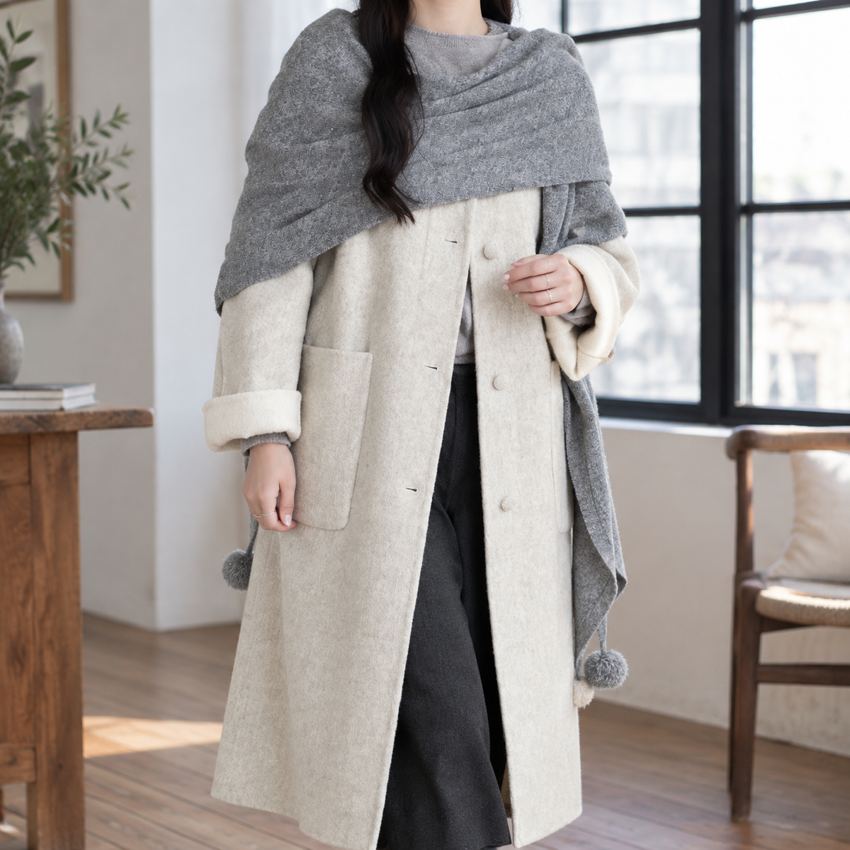 Harriet-Rose Wool Coat
