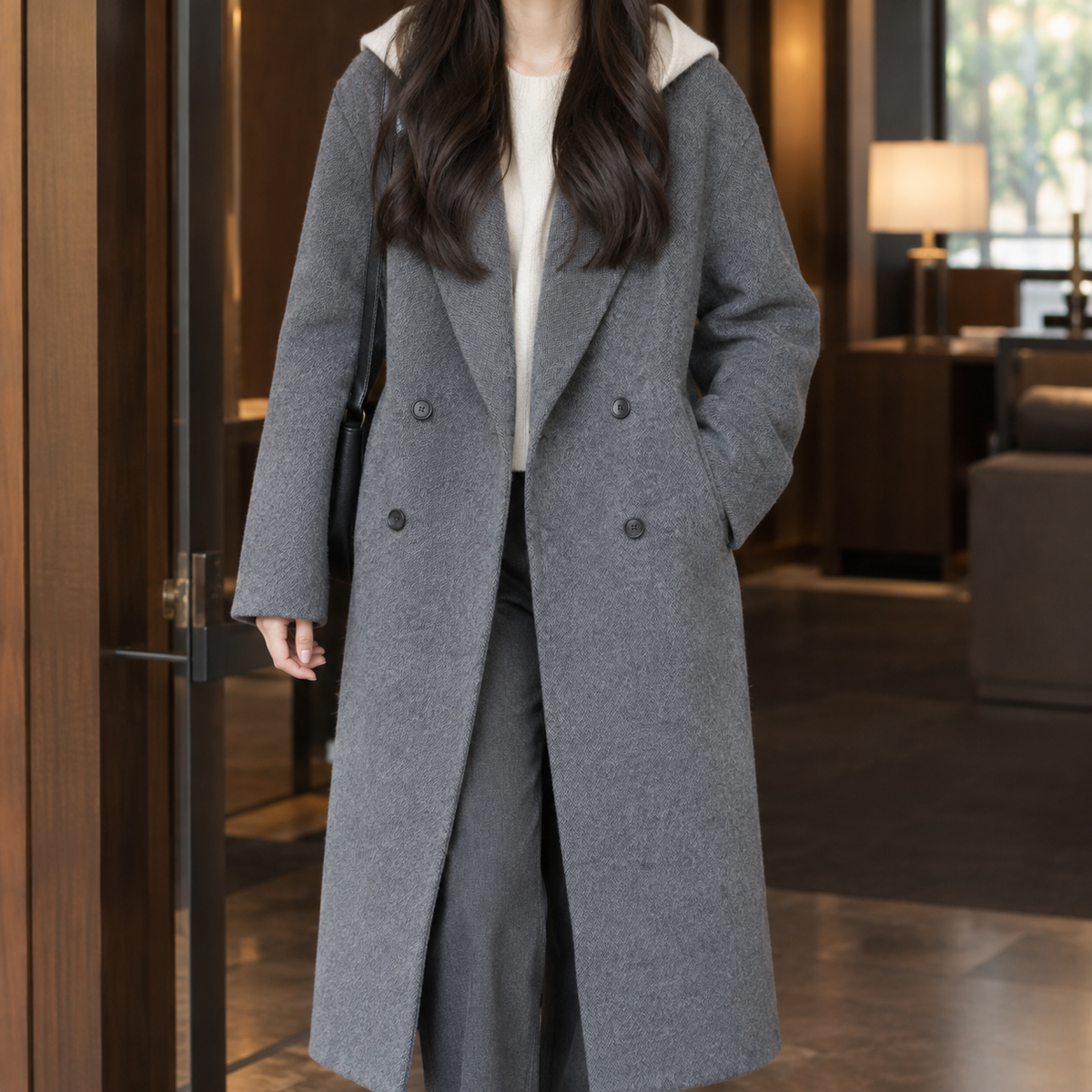 Aubrey-June Wool Coat