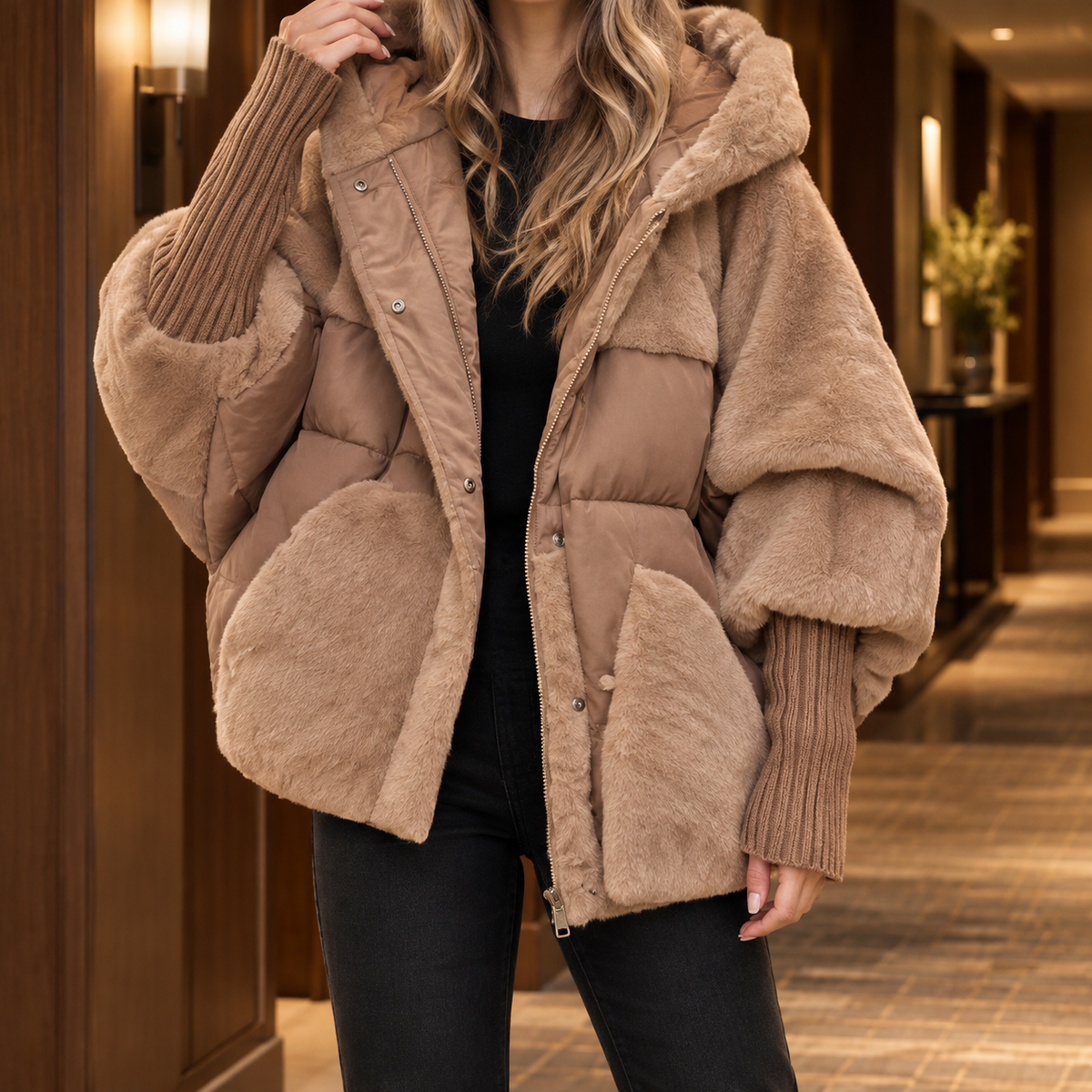 Ilaria-Kate Mixed Texture Jacket