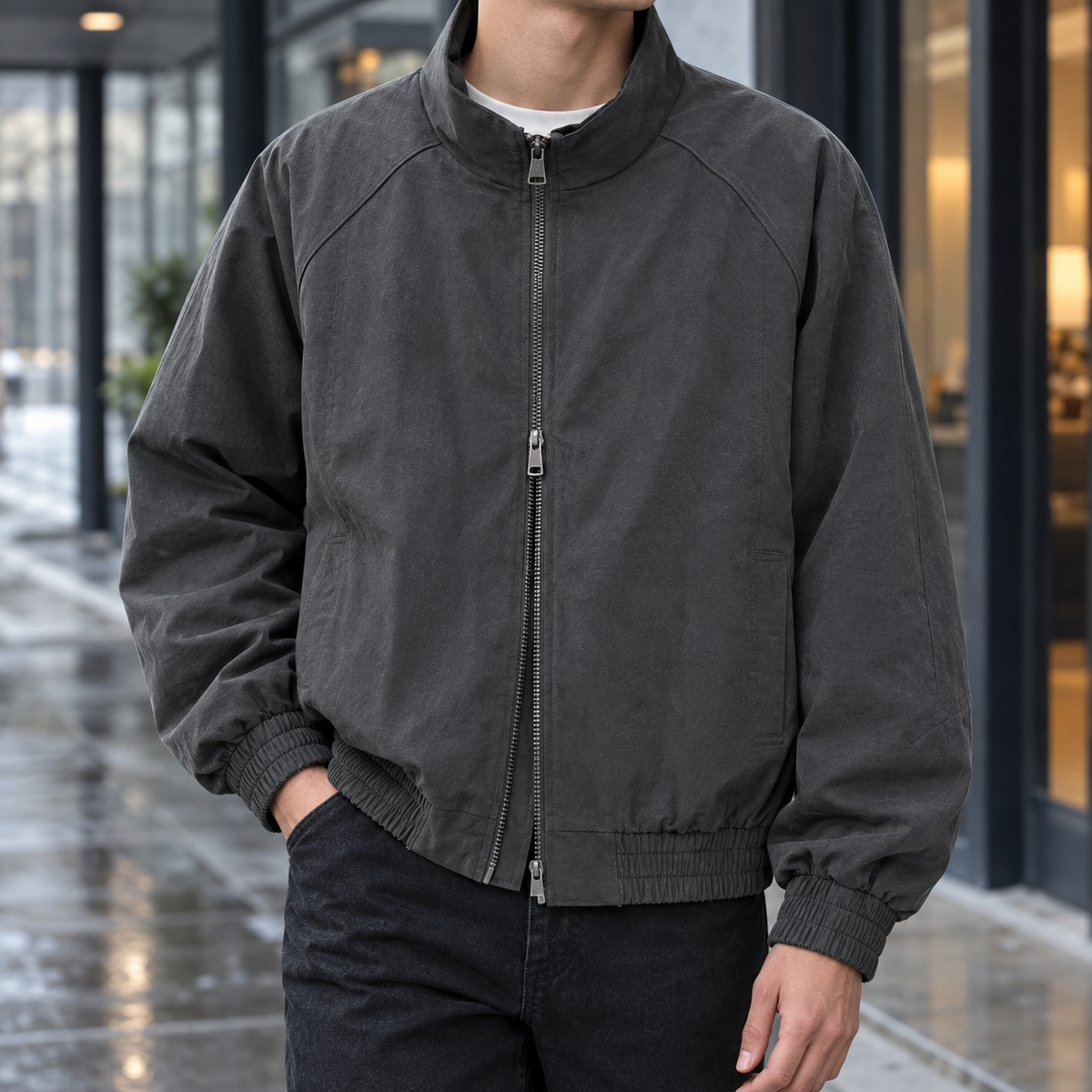 Charles Stand Collar Jacket