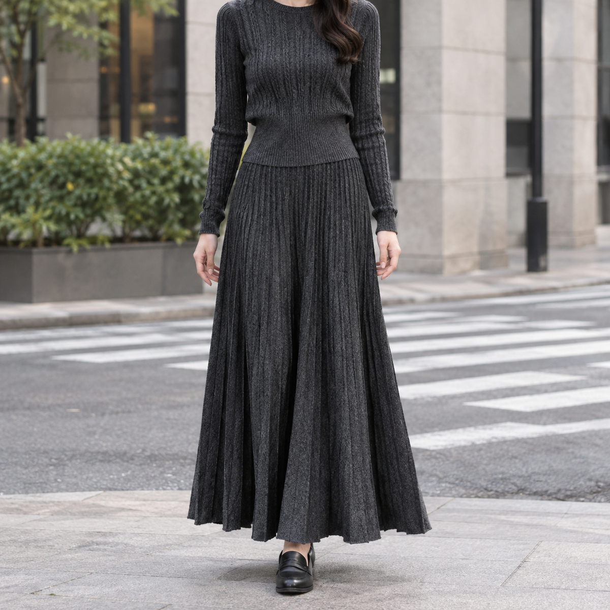 Guinevere-Grace Cashmere-Feel Skirt
