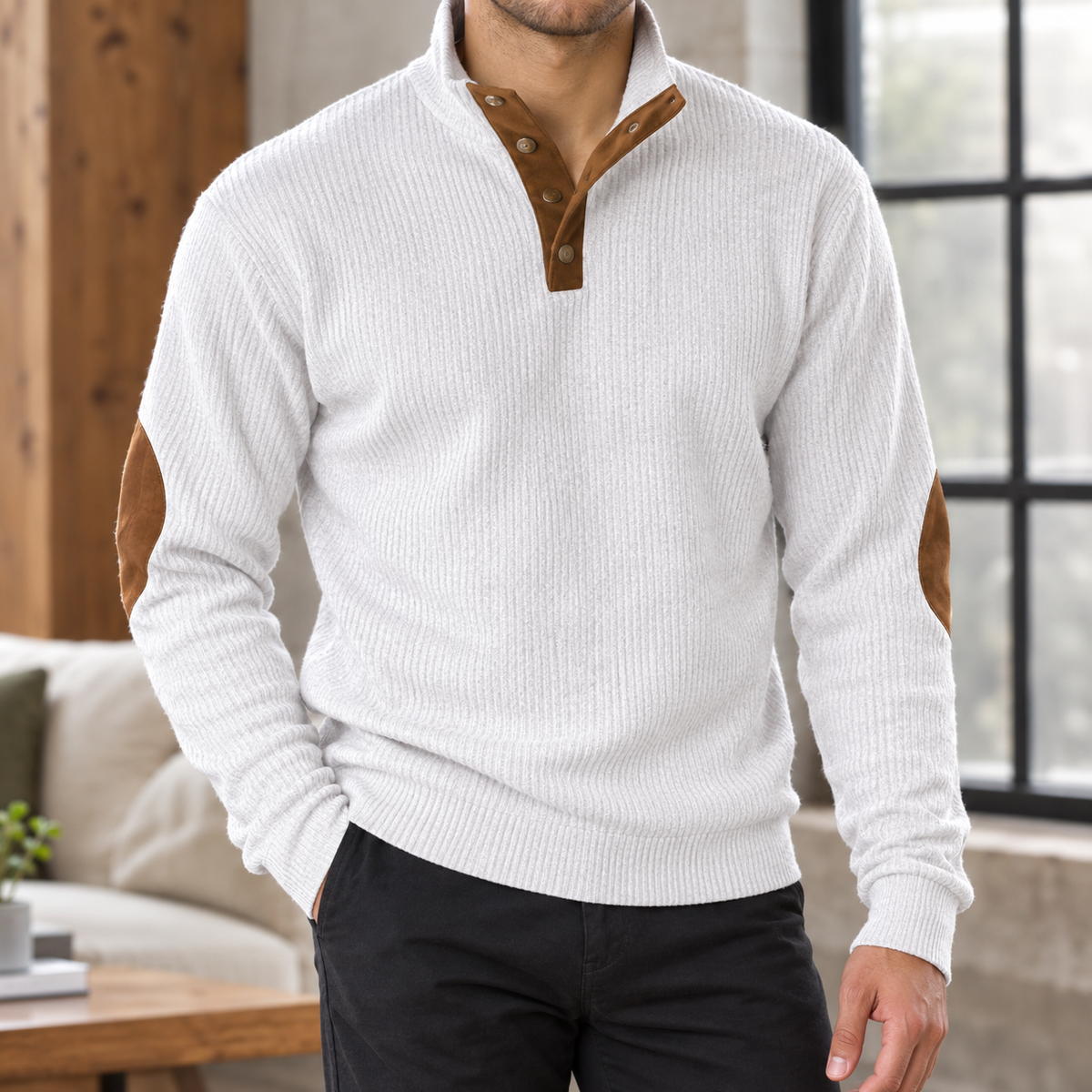 Elias-Ellis Ribbed Sweater