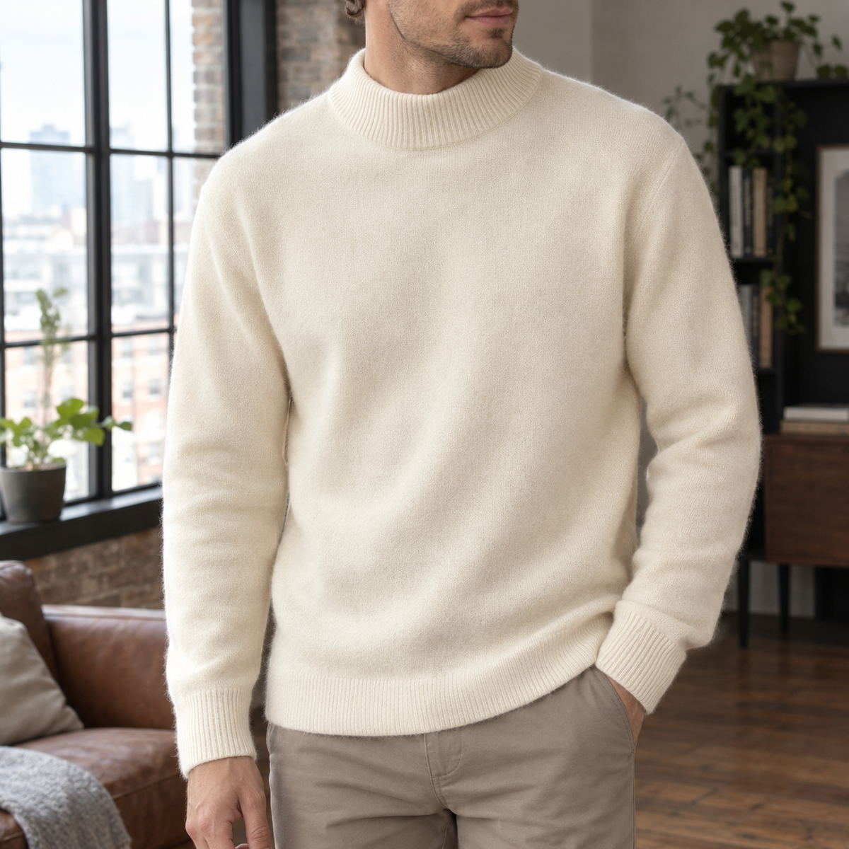 Victor-Ellis Cashmere-Feel Sweater