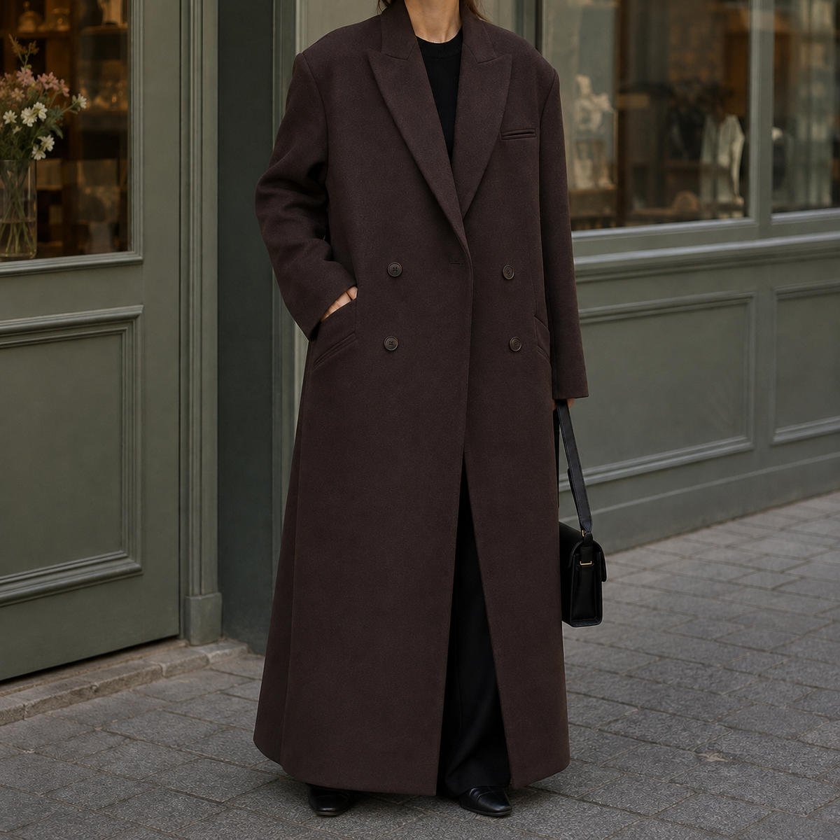 Saskia Wool Overcoat