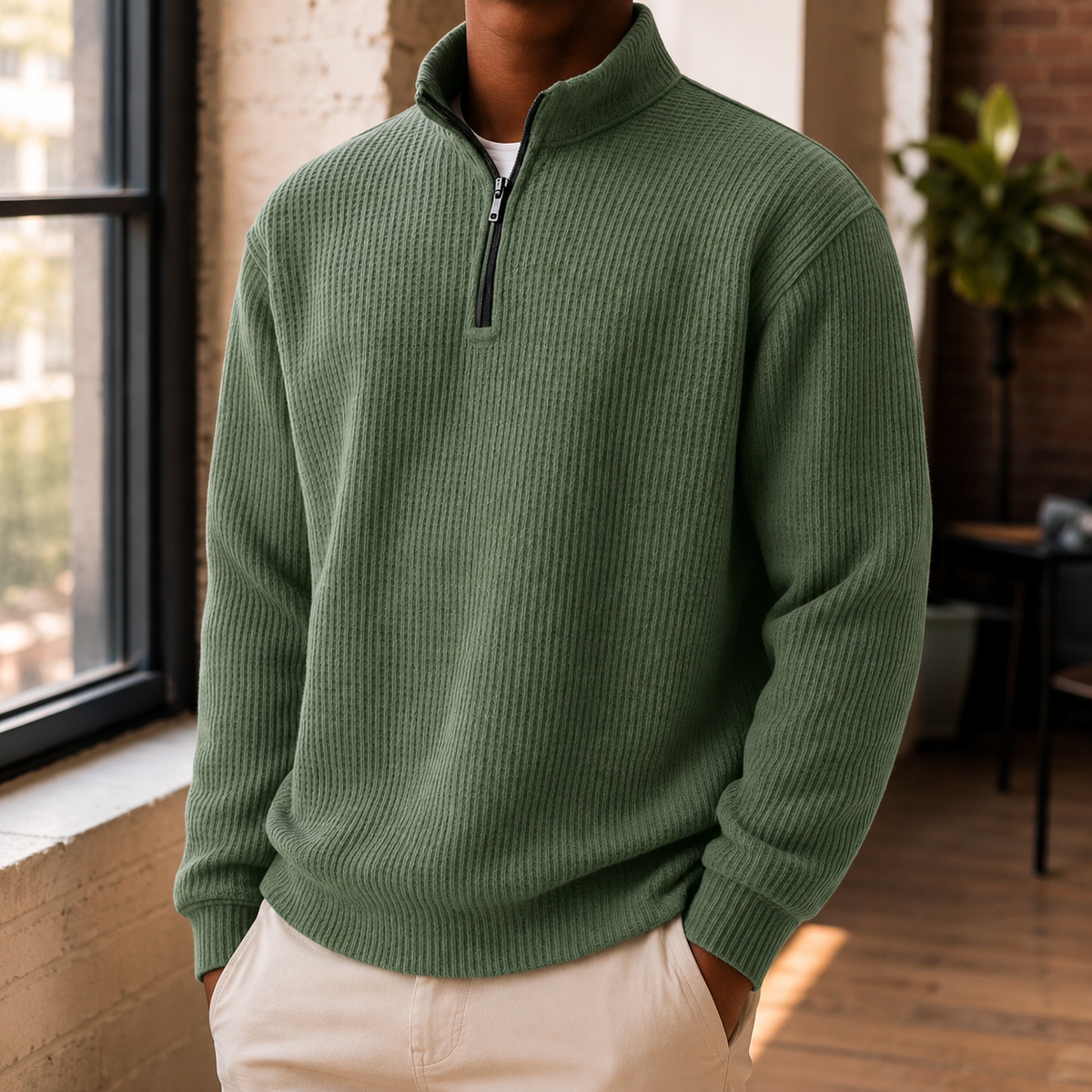 Arlo-Cole Half Zip Sweater